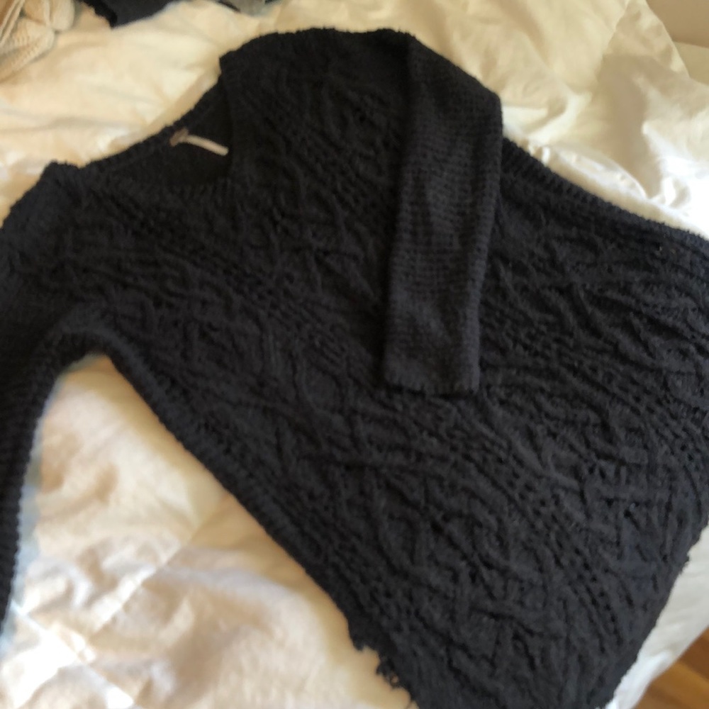 Free People Cable Sweater